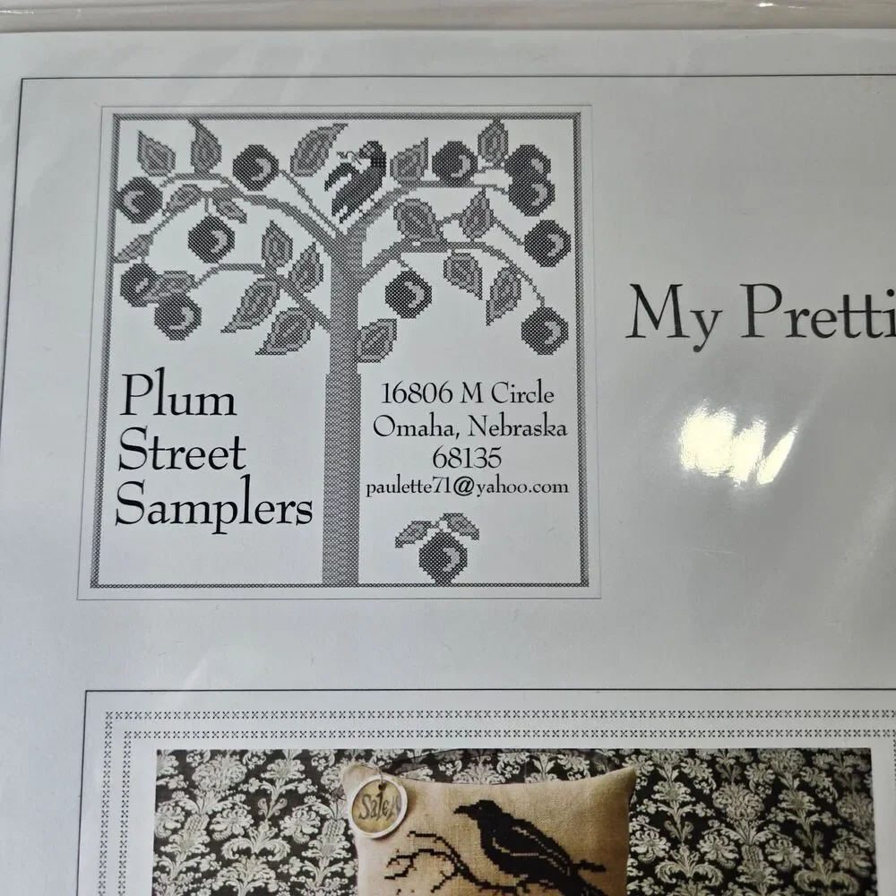 Plum Street Samplers Lot: My Pretties, Halloweenies, Framed Toil & Trouble